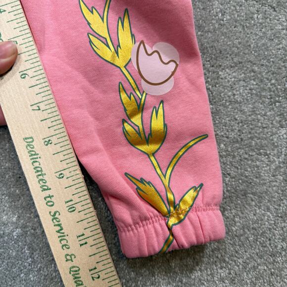 Disney Princess NWT 3 Piece Hoodie TShirt Legging Set Pink Gold 2T Ariel Belle - Picture 15 of 16